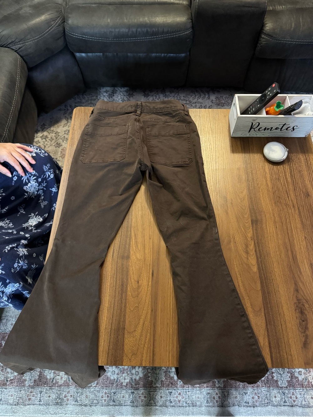 Arizona Jean Company Chocolate Brown Flare Jeans